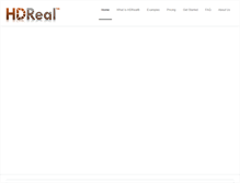 Tablet Screenshot of hdreal.com